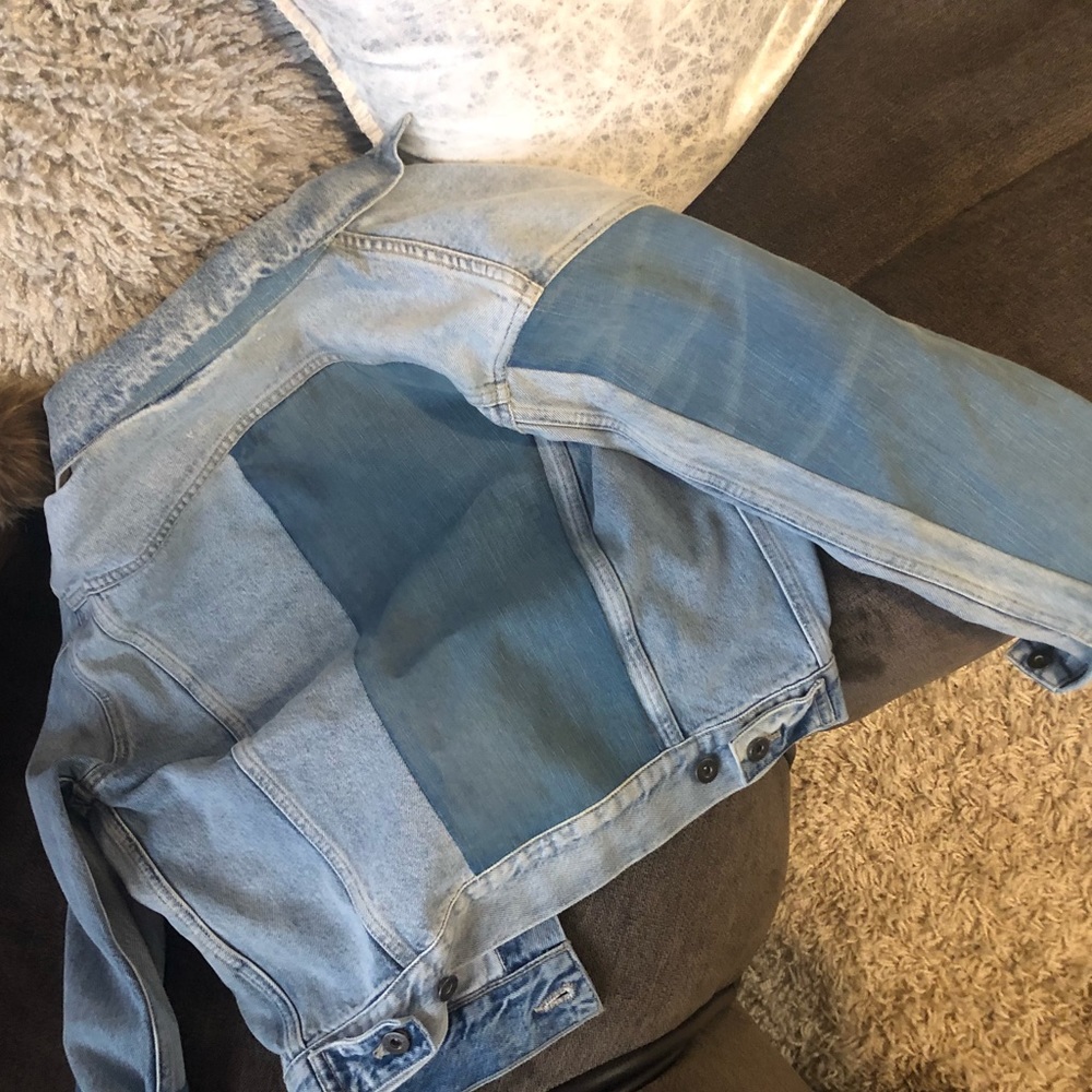 Levi’s made and crafted blue jean jacket